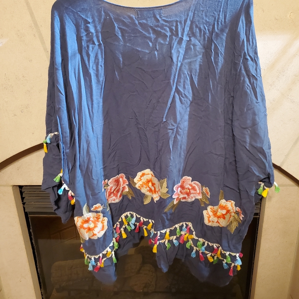 Blue shirt cover